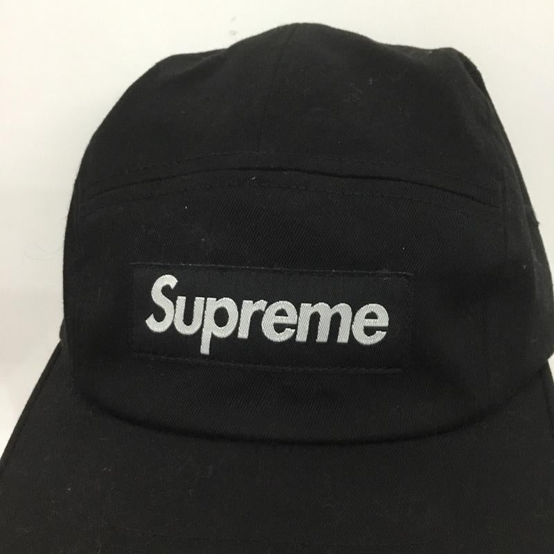 シュプリーム Supreme 帽子 キャップ Camp cap ロゴ、文字 黒 / ブラック /  メンズ USED 古着 中古 10142836