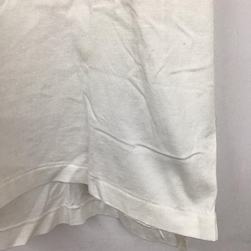マウジー MOUSSY Tシャツ 半袖 010AAQ90-5710 クルーネック バックプリント FREE ロゴ、文字 白 / ホワイト /  レディース USED 古着 中古 10129136
