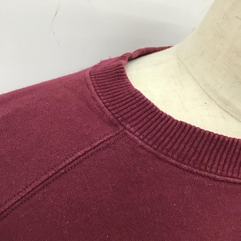 スターター STARTER トレーナー 長袖 L 無地 えんじ / ワインレッド /  レディース USED 古着 中古 10119866