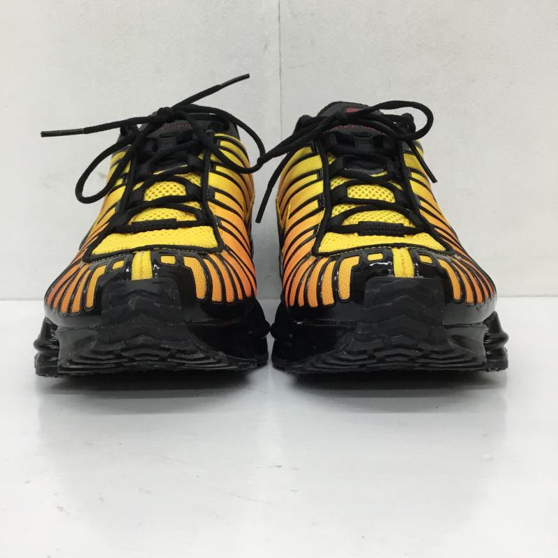 ナイキ NIKE スニーカー スニーカー AV3595-004 Shox TL Sunrise 26.0cm ロゴ、文字 黒 / ブラック / X 赤 / レッド /  メンズ USED 古着 中古 10133949