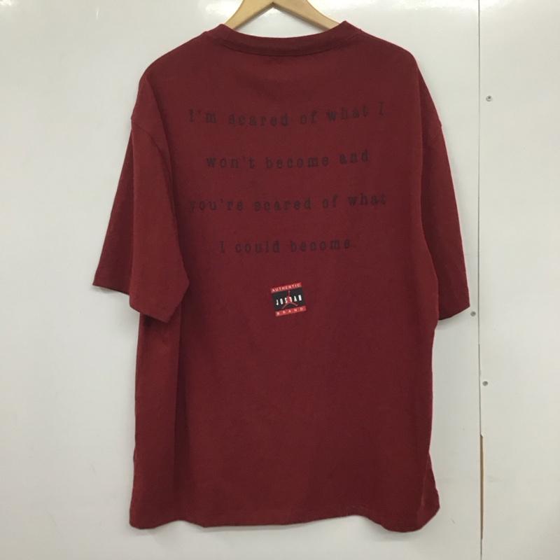 エアジョーダン AIR JORDAN Tシャツ 半袖 hq2666-687 MJSTMT1985SSCRWGELJDAY プリントTシャツ XL プリント えんじ / ワインレッド /  メンズ USED 古着 中古 10132597
