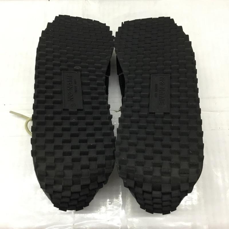 ノーネーム NO NAME スニーカー スニーカー 40 厚底スニーカー ロゴ、文字 黒 / ブラック / X 灰 / グレー /  レディース USED 古着 中古 10119082