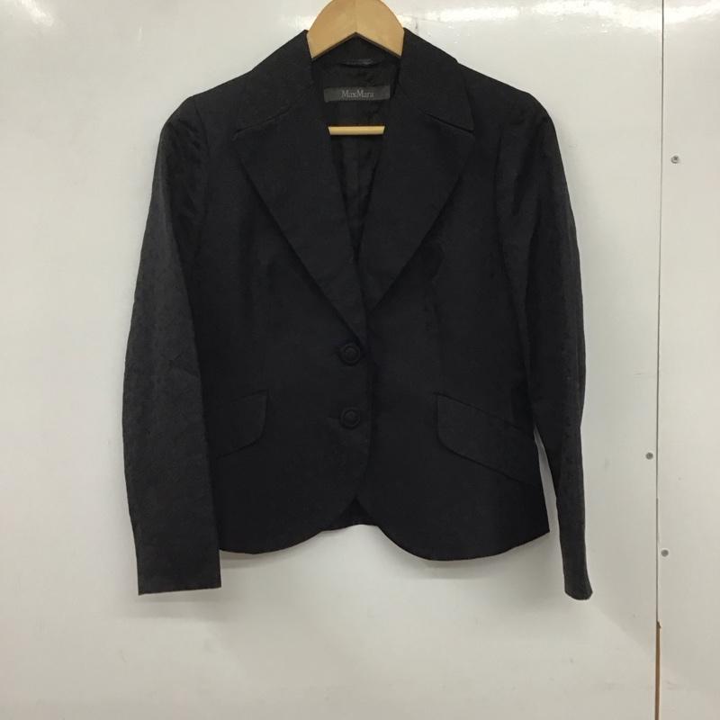 マックスマーラ Max Mara ジャケット、上着 ジャケット、ブレザー 総柄 黒 / ブラック /  レディース USED 古着 中古 10136843