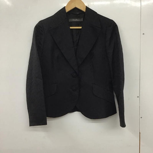 マックスマーラ Max Mara ジャケット、上着 ジャケット、ブレザー 総柄 黒 / ブラック /  レディース USED 古着 中古 10136843