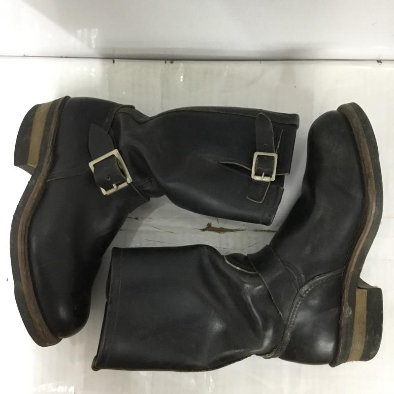 レッドウィング RED WING ブーツ エンジニアブーツ 2268 ENGINEER BOOTS ワークブーツ レザー 5D 無地 黒 / ブラック /  メンズ USED 古着 中古 10124003