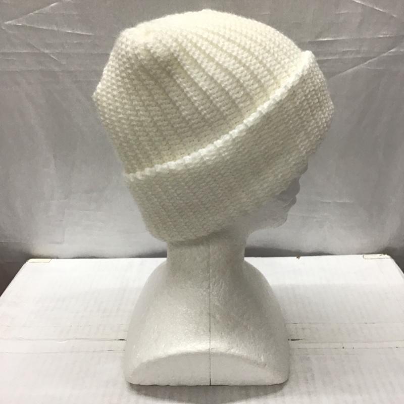 ニューヨークハット NEW YORK HAT 帽子 ニット帽 USA製 無地 白 / ホワイト /  メンズ USED 古着 中古 10120888