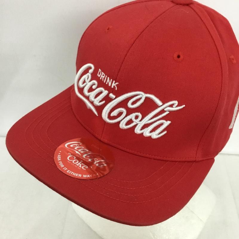 コカコーラ Coca Cola 帽子 キャップ ロゴ、文字 赤 / レッド /  メンズ USED 古着 中古 10149839