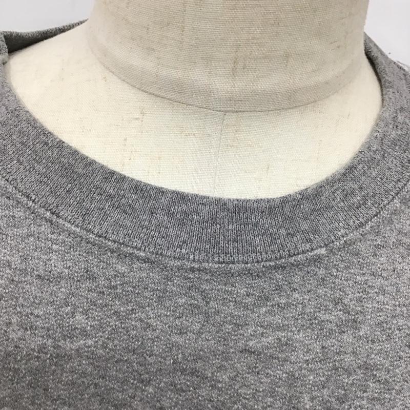 古着 USED トレーナー 長袖 長袖トレーナー スウェット クルーネック リブスウェットカットソー 古着 ロゴ、文字 灰 / グレー /  メンズ USED 古着 中古 10124708