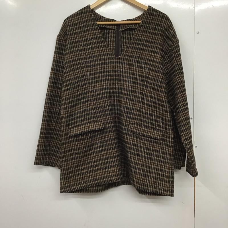 カスタネ Kastane カットソー 長袖 長袖カットソー Vネックカットソー FREE チェック マルチカラー / マルチカラー /  レディース USED 古着 中古 10145098