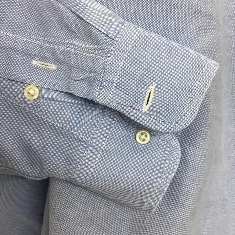 ポロバイラルフローレン Polo by RALPH LAUREN シャツ、ブラウス 長袖 長袖シャツ 無地シャツ カラーシャツ ボタンダウンシャツ ロゴ、文字 水色 / ライトブルー /  メンズ USED 古着 中古 10128667