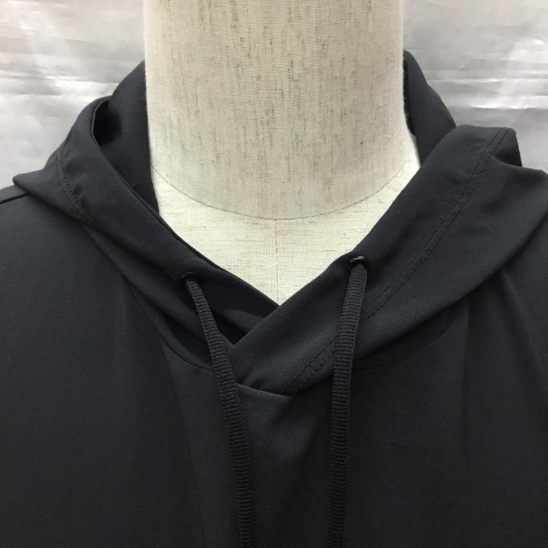 ナイキ NIKE パーカー 半袖 DM6663-010 ノースリーブパーカー DRY-FIT XXL ワンポイント 黒 / ブラック /  メンズ USED 古着 中古 10115688