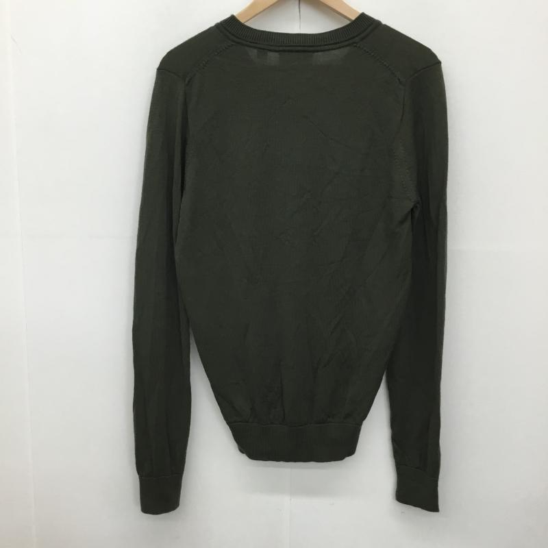 ラコステ LACOSTE カットソー 長袖 XS ロゴ、文字 緑 / グリーン /  メンズ USED 古着 中古 10136783