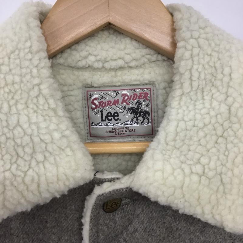 ビーミングライフストアバイビームス B:MING LIFESTORE by BEAMS ジャケット、上着 ジャケット、ブレザー lb0140 ボアジャケット アウター stormrider lee M ロゴ、文字 灰 / グレー /  メンズ USED 古着 中古 10139759