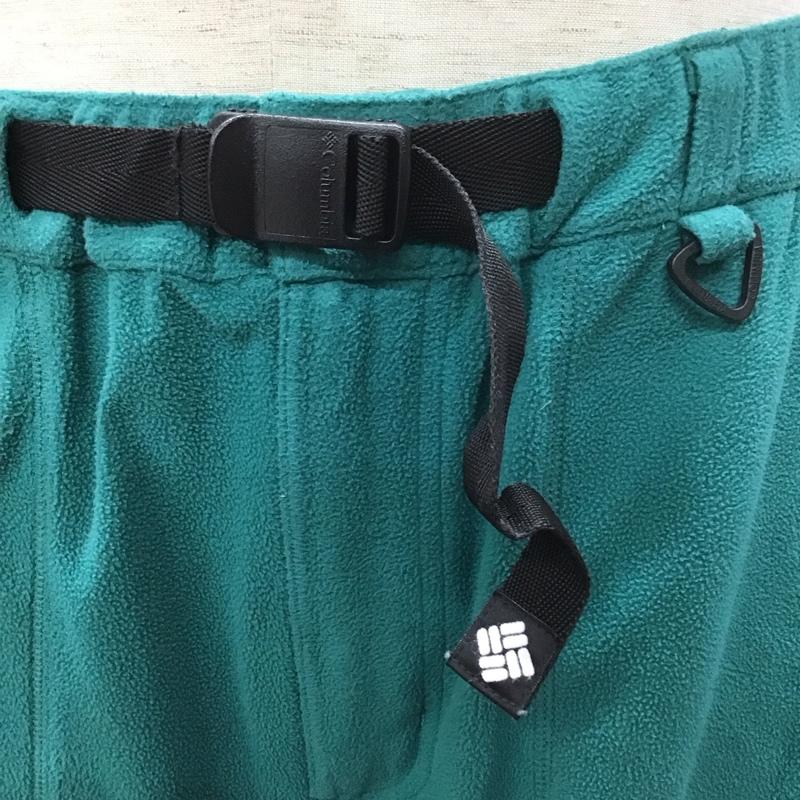 コロンビア Columbia パンツ ショートパンツ ショートパンツ ハーフパンツ カジュアルパンツ フリースパンツ L 無地 緑 / グリーン /  メンズ USED 古着 中古 10113684
