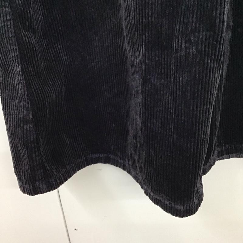 ホームスパン Homespun ボトムス ボトムス 112-3201 コーデュロイ ワイドパンツ S 無地 紺 / ネイビー /  レディース USED 古着 中古 10113679