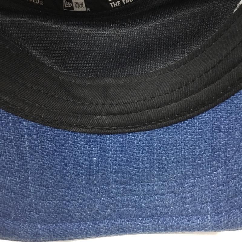 ニューエラ NEW ERA 帽子 キャップ ワークキャップ 61.5cm ワンポイント 青 / ブルー /  メンズ USED 古着 中古 10114735