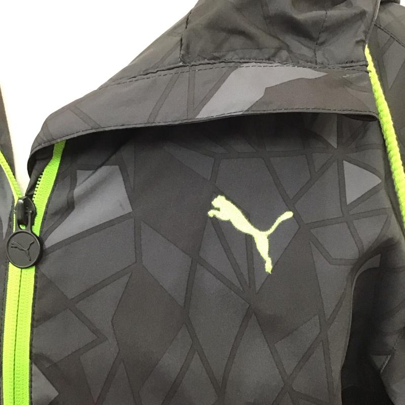 プーマ PUMA ジャケット、上着 ジャンパー、ブルゾン ジップアップジャケット ジャンパー ジャケット カジュアルジャケット アウター XL 総柄 灰 / グレー /  メンズ USED 古着 中古 10117556