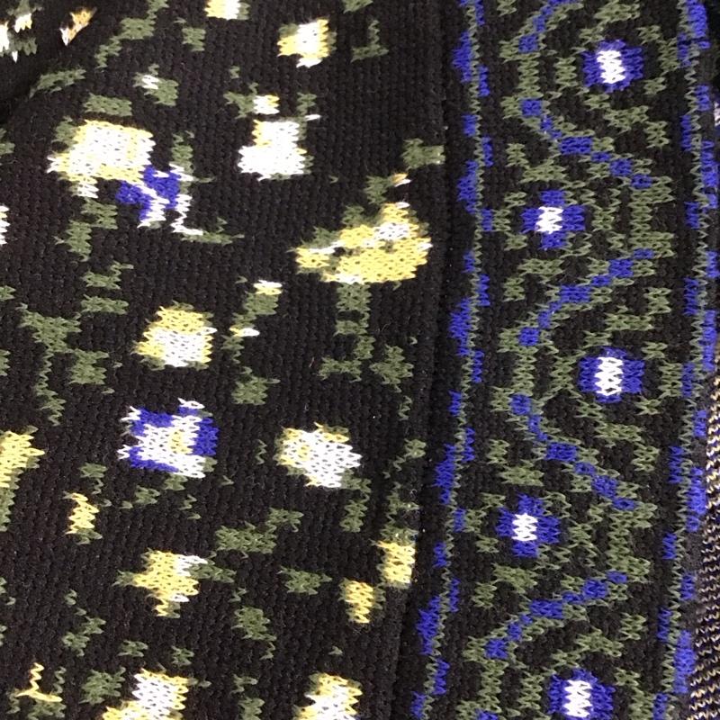 ニコアンド niko and... カーディガン 長袖 長袖ニットカーディガン フロントボタン 総柄 マルチカラー / マルチカラー /  レディース USED 古着 中古 10145132