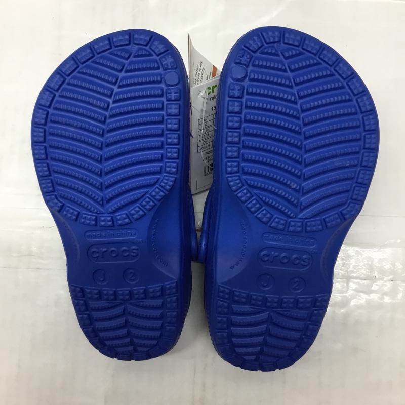 クロックス crocs シューズ シューズ 15908-430 ralen clog K 20cm キッズ サンダル 20.0cm ロゴ、文字 青 / ブルー /  ボーイズ USED 古着 中古 10110668