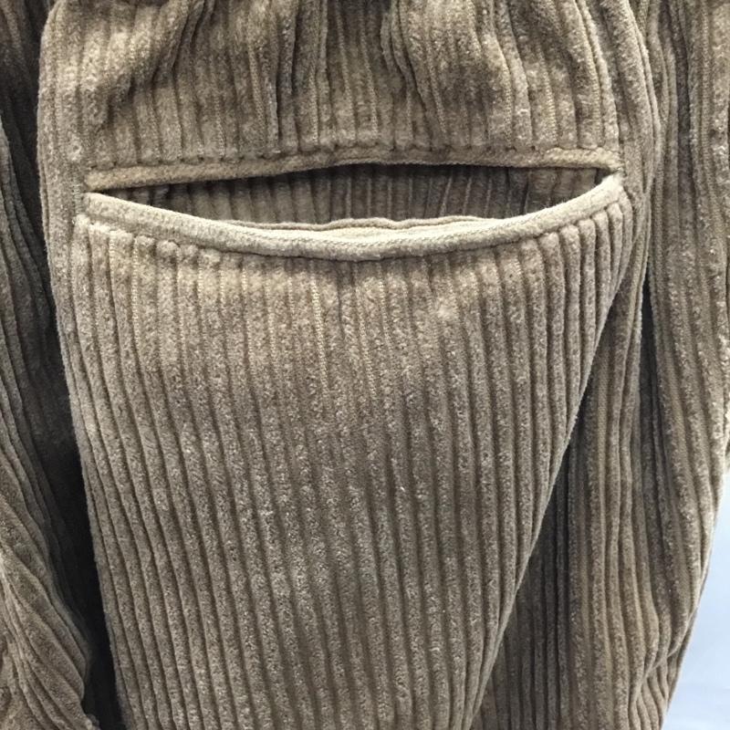 センスオブプレイス SENSEOFPLACE パンツ ワークパンツ、ペインターパンツ aa97-14b022 コーデュロイパンツ ワイドパンツ カジュアルパンツ M 無地 茶 / ブラウン /  メンズ USED 古着 中古 10114068