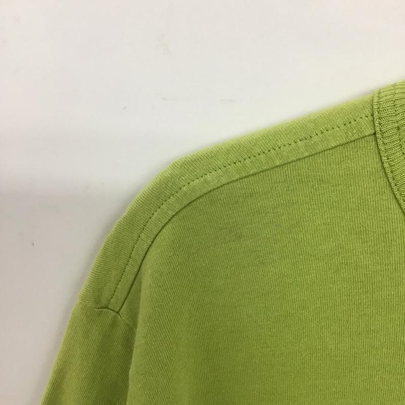 チャンピオン Champion Tシャツ 半袖 半袖カットソー プリントTシャツ クルーネックカットソー L ロゴ、文字 緑 / グリーン /  メンズ USED 古着 中古 10133497