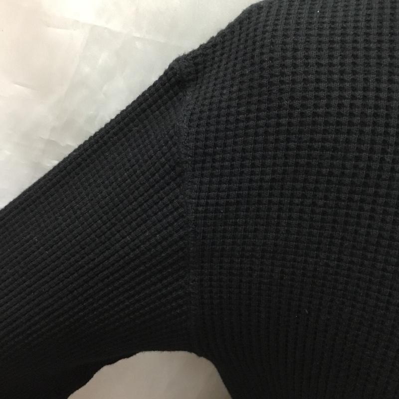 エフエイティー FAT カットソー 長袖 長袖カットソー クルーネックカットソー ロングスリーブカットソー M ロゴ、文字 紺 / ネイビー /  メンズ USED 古着 中古 10120264