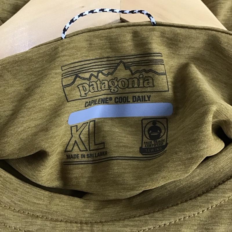 パタゴニア patagonia Tシャツ 半袖 XL 無地 茶 / ブラウン /  メンズ USED 古着 中古 10143305