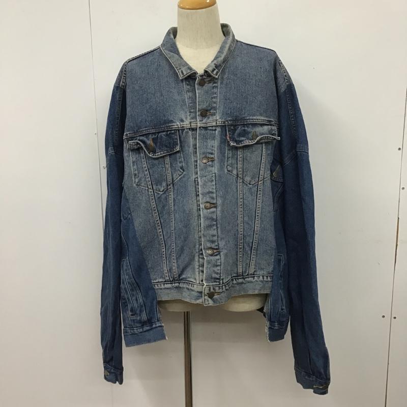 リーバイストラウスアンドコー Levi Strauss & co. ジャケット、上着 ジャケット、ブレザー Gジャン デニムジャケット アウター カジュアルジャケット リメイク 90s メキシコ製 XL 無地 インディゴ / インディゴ /  メンズ USED 古着 中古 10105620