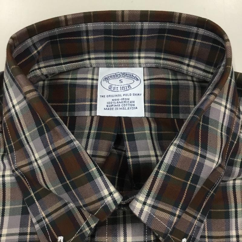 ブルックスブラザーズ BROOKS BROTHERS シャツ、ブラウス 長袖 ボタンダウンシャツ S チェック マルチカラー / マルチカラー /  メンズ USED 古着 中古 10112763