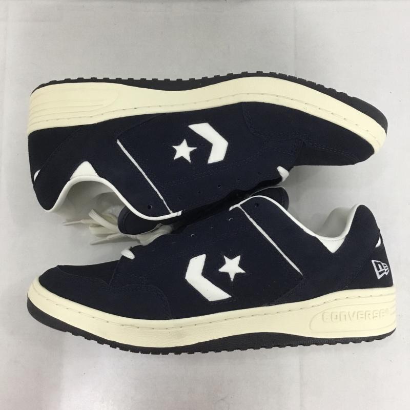 コンバース CONVERSE スニーカー スニーカー 33701950 WEAPON SUEDE OX NE NEW ERA 28cm 箱有 28.0cm ワンポイント 紺 / ネイビー /  メンズ USED 古着 中古 10140595