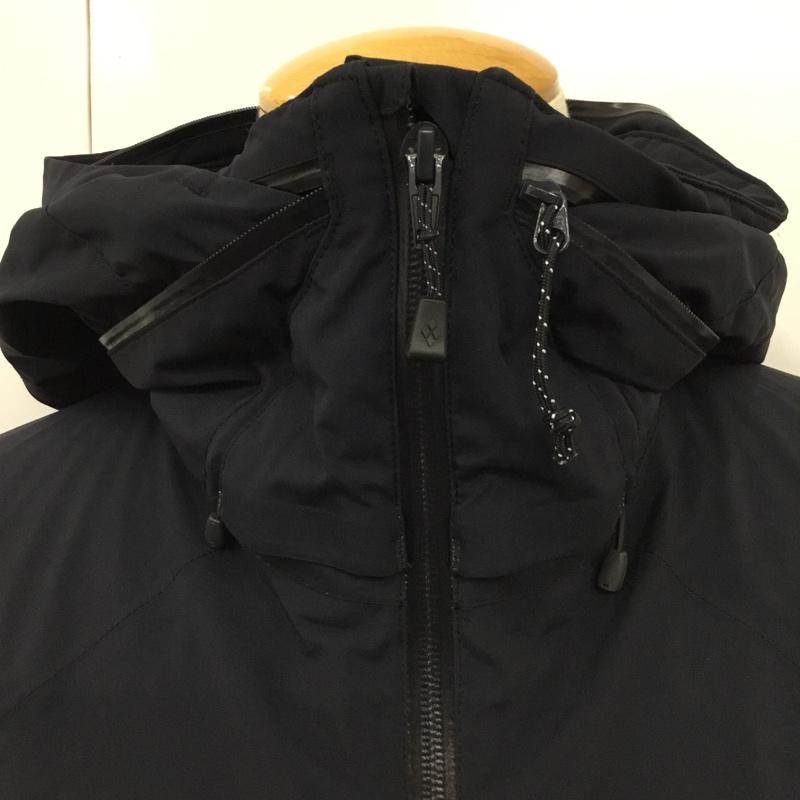 モンベル mont-bell ジャケット、上着 ジャンパー、ブルゾン 1102551 シャルモパーカ ジップアップジャケット パーカー L ロゴ、文字 紺 / ネイビー /  メンズ USED 古着 中古 10110052