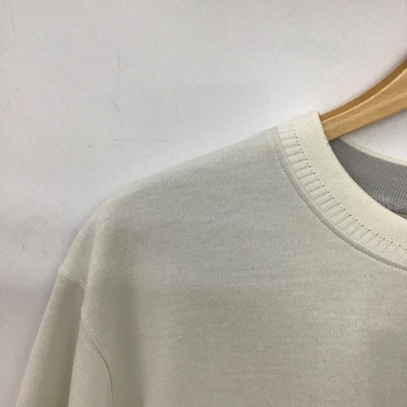グリーンレーベルリラクシング green label relaxing カットソー 長袖 3212-171-3034 ダブルフェイスクルーネックカットソー S 無地 オフホワイト / オフホワイト /  メンズ USED 古着 中古 10148283