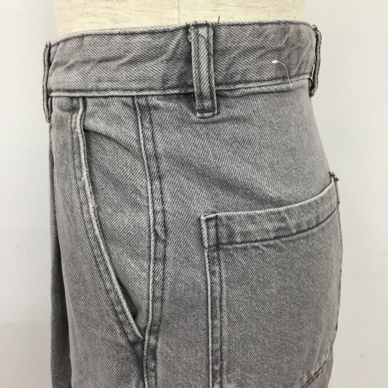 ザラ ZARA パンツ デニム、ジーンズ デニムパンツ ストレートパンツ ワイドパンツ カジュアルパンツ 36 無地 黒 / ブラック /  メンズ USED 古着 中古 10110080