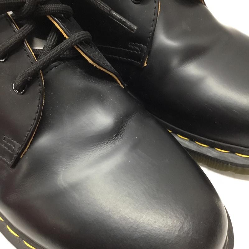 ドクターマーチン Dr.Martens 革靴 革靴 11838 3ホール UK9 US：10 無地 黒 / ブラック /  メンズ USED 古着 中古 10106653