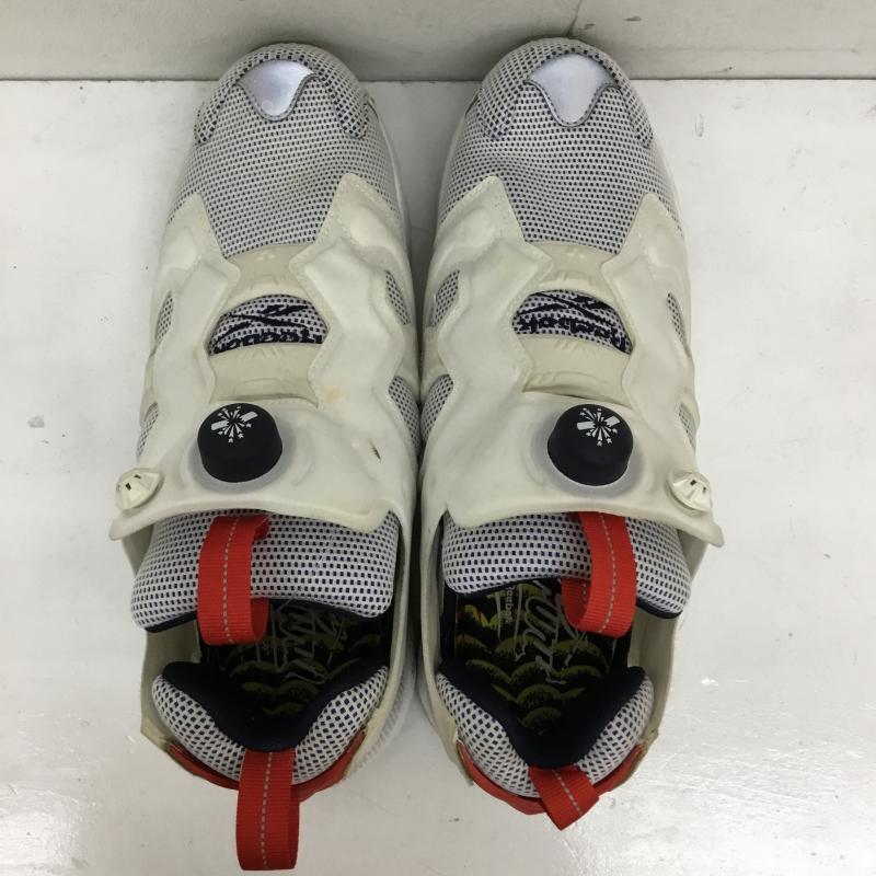 リーボック Reebok スニーカー スニーカー AR3758 INSTA PUMP FURY CELEBRATE 27.5cm ロゴ、文字 白 / ホワイト / X 赤 / レッド / X 紺 / ネイビー /  メンズ USED 古着 中古 10142849