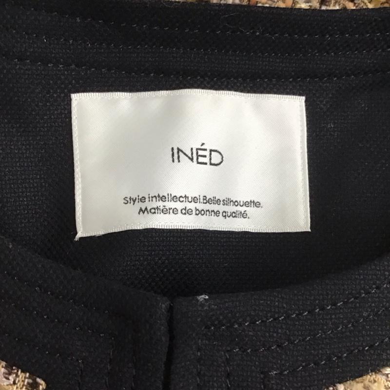イネド INED ジャケット、上着 ジャケット、ブレザー 71-23141005 配色ツイードジャケット カジュアルジャケット ノーカラージャケット 総柄 マルチカラー / マルチカラー /  レディース USED 古着 中古 10106615