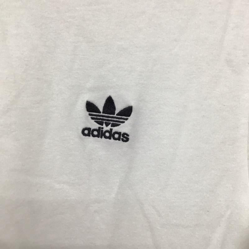 アディダス adidas Tシャツ 半袖 fm9966 半袖カットソー プリントTシャツ クルーネックカットソー 0 ロゴ、文字 白 / ホワイト /  メンズ USED 古着 中古 10150346