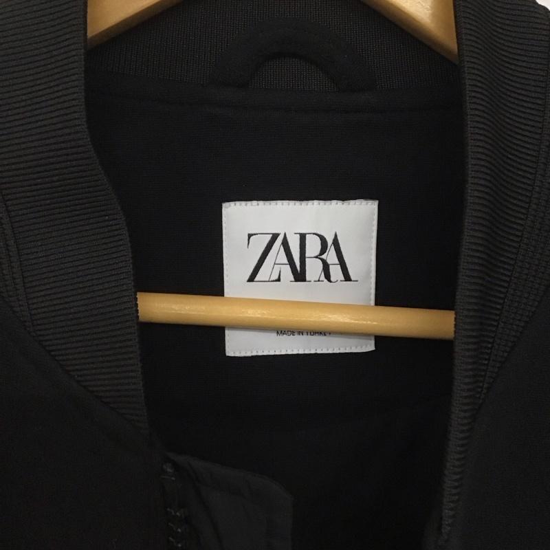 ザラ ZARA ジャケット、上着 ジャンパー、ブルゾン M 無地 黒 / ブラック /  メンズ USED 古着 中古 10145038
