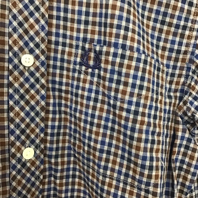 フレッドペリー FRED PERRY シャツ、ブラウス 長袖 長袖シャツ チェックシャツ カラーシャツ ボタンダウンシャツ XS チェック マルチカラー / マルチカラー /  メンズ USED 古着 中古 10130129