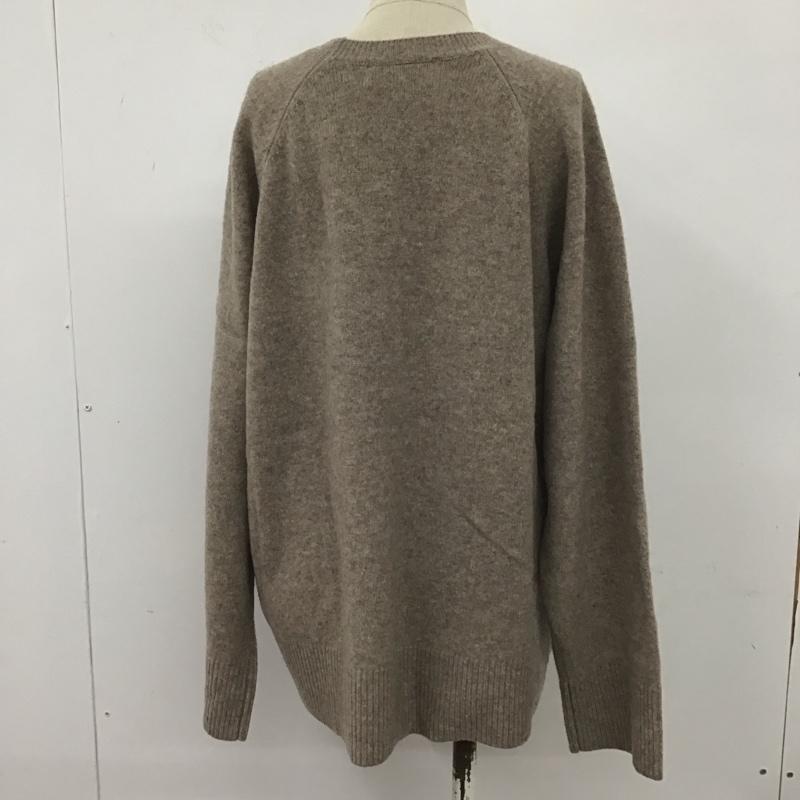ミラオーウェン Mila Owen ニット、セーター 長袖 09WNT195033 ドルマンスリーブ 1 無地 茶 / ブラウン /  レディース USED 古着 中古 10107511