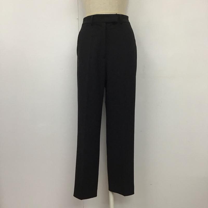 ミラオーウェン Mila Owen ボトムス ボトムス 09WFP221162 テーパードパンツ 0 無地 黒 / ブラック /  レディース USED 古着 中古 10110876