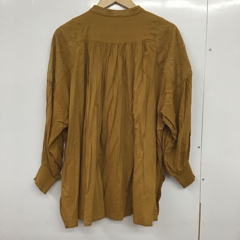 スタディオクリップ studio CLIP シャツ、ブラウス 長袖 SK239007 FREE 無地 マスタード / マスタード /  レディース USED 古着 中古 10132850