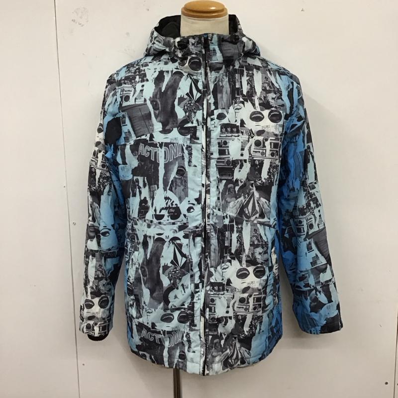 ボルコム VOLCOM ジャケット、上着 ダウンジャケット ジップアップダウンジャケット アウター パーカー S 総柄 マルチカラー / マルチカラー /  メンズ USED 古着 中古 10122011