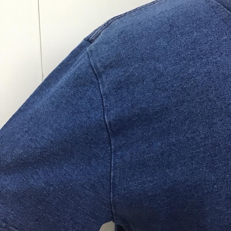 ナノユニバース nano・universe Tシャツ 半袖 半袖カットソー クルーネックカットソー 無地Tシャツ XL 無地 インディゴ / インディゴ /  メンズ USED 古着 中古 10107133