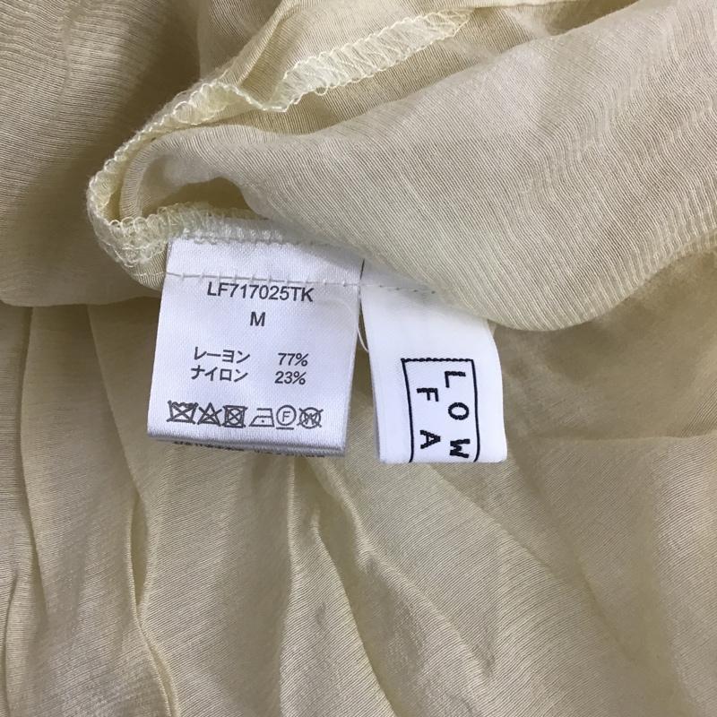 ローリーズファーム LOWRYS FARM ワンピース ロングスカート LF717025TK サイドスリット シャツワンピース M 無地 アイボリー / アイボリー /  レディース USED 古着 中古 10107169
