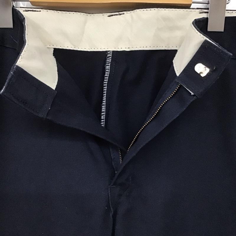 ディッキーズ Dickies パンツ ワークパンツ、ペインターパンツ ワークパンツ ワイドパンツ カジュアルパンツ チノパン 36インチ 無地 紺 / ネイビー /  メンズ USED 古着 中古 10143446