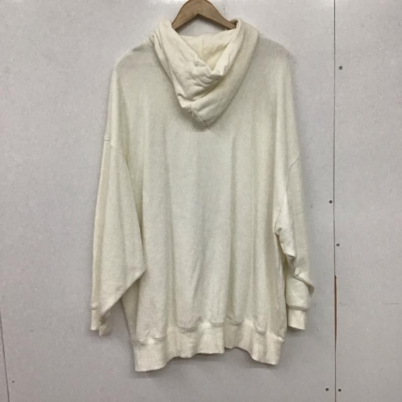 エックスガール X-girl パーカー 長袖 無地 白 / ホワイト /  レディース USED 古着 中古 10140014