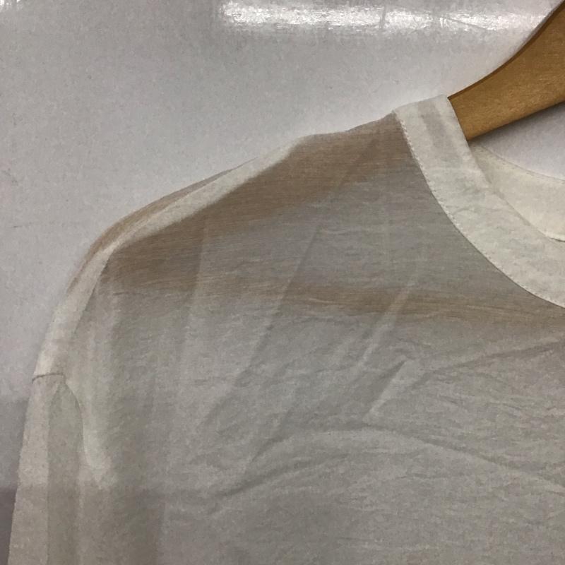 ミスティック mystic シャツ、ブラウス 長袖 長袖シャツ 無地シャツ ノーカラーシャツ FREE 無地 白 / ホワイト /  レディース USED 古着 中古 10143829