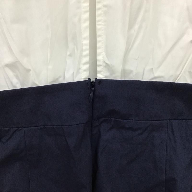 ザラ ZARA ワンピース・ドレス・オールインワン ワンピース・ドレス・オールインワン オーバーオール つなぎ オールインワン XS 無地 白 / ホワイト / X 紺 / ネイビー /  レディース USED 古着 中古 10136046