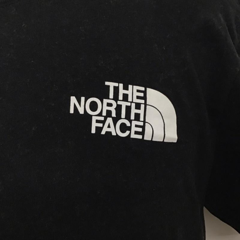 ザノースフェイス THE NORTH FACE Tシャツ 半袖 半袖カットソー プリントTシャツ クルーネックカットソー S ロゴ、文字 黒 / ブラック /  メンズ USED 古着 中古 10119507